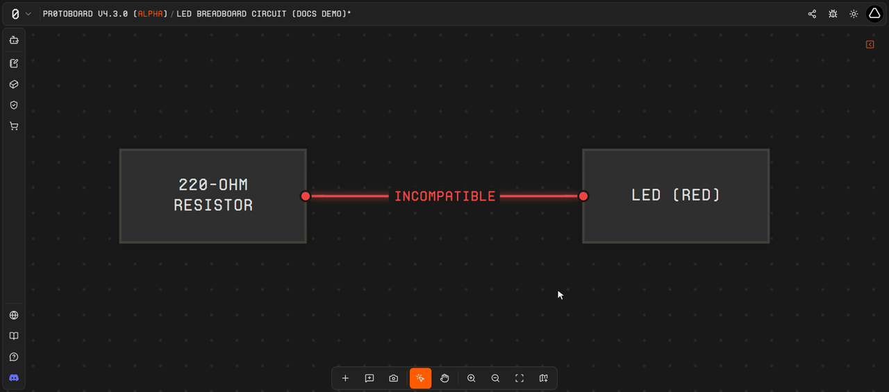 clicking the cuboid icon to open the Parts Bin
